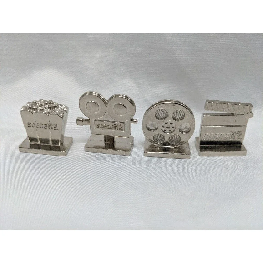 Lot Of (4) Scene It 2 Metal Player Pieces